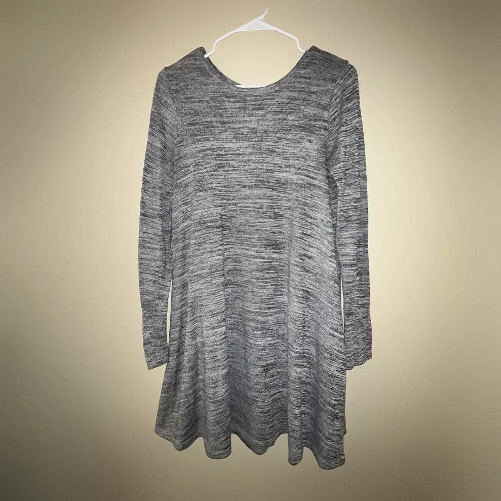 long sleeve sweater dress old navy Long-Sleeve Relaxed Mock-Neck Mini Sweater Shift Dress